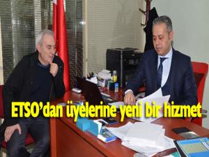 ETSOdan üyelerine yeni bir hizmet