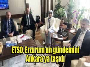 ETSO, Erzurum'un gündemini Ankara'ya taşıdı