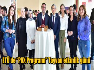 ETÜde PAX Programı Tayvan etkinlik günü