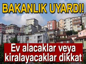 Ev alacaklara ya da kiralayacaklara Enerji Kimlik Belgesi (EKB) uyarısı