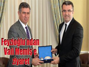 Feyzioğlundan Vali Memişe ziyaret