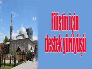 Filistin için destek yürüyüşü
