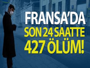 Fransa'da son 24 saatte korona virüsten 427 ölüm