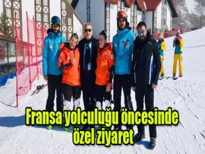 Fransa yolculuğu öncesinde özel ziyaret