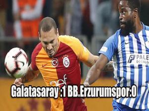 Galatasaray: 1 BB Erzurumspor: 0
