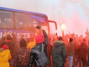 Galatasaray kafilesi Erzurum'da