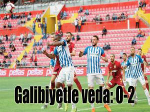 Galibiyetle veda: 0-2