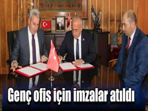 Genç ofis için imzalar atıldı