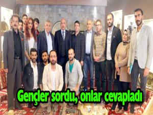 Gençler sordu, onlar cevapladı