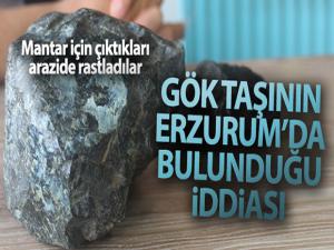 Gökyüzünde görülen gök taşının Erzurum'da bulunduğu iddiası