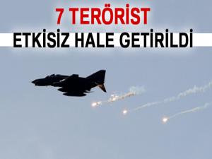 Hakkari'de 7 terörist etkisiz hale getirildi