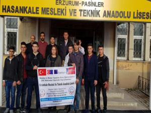 Hasankale MTAL 2018 Erasmus Öğrenci Hareketliliği Projesi tamamlandı