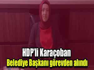 HDPli Karaçoban Belediye Başkanı görevden alındı