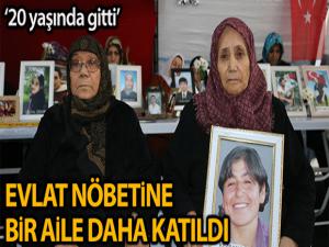 HDP önündeki evlat nöbetine bir aile daha katıldı