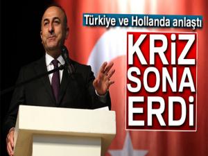 Hollanda ile kriz sona erdi