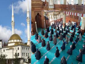 Horasanda Mescid-i Aksa Camii ibadete açıldı