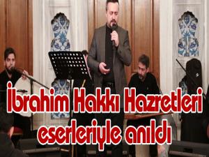 İbrahim Hakkı Hazretleri eserleriyle anıldı