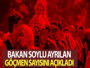 İçişleri Bakanı Soylu: 'Saat 23.50 itibarıyla Edirne üzerinden ülkemizden ayrılan göçmen sayısı; 47.113'