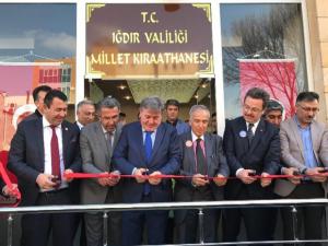 Iğdır'da Millet Kıraathanesi açıldı