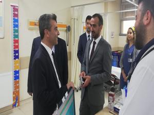 İl Sağlık Müdürü Bedirden hastalara ziyaret