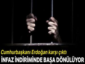 İnfaz indiriminde başa' dönülüyor