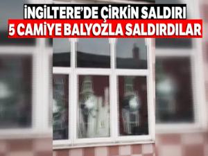 İngiltere'de çirkin saldırı: 5 camiye balyozla saldırdılar