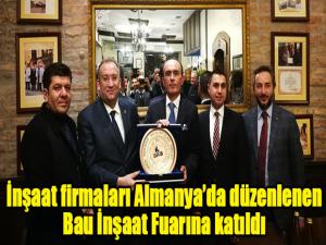 İnşaat firmaları Almanyada düzenlenen Bau İnşaat Fuarına katıldı