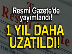 Irak ve Suriye tezkeresi Resmi Gazete'de yayımlandı