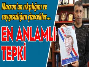 Irkçı, Türk-İslam Düşmanı Macron temalı karikatür yarışması düzenlenecek