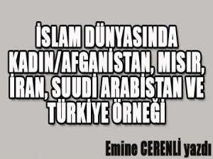 İSLAM DÜNYASINDA KADIN/AFGANİSTAN, MISIR, İRAN, SUUDİ ARABİSTAN VE TÜRKİYE ÖRNEĞİ