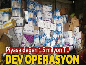 İstanbul'da dev kaçakçılık operasyonu