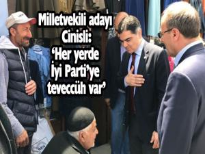 İyi Parti Milletvekili adayı Cinisli güney ilçelerinde