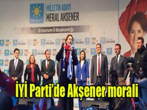 İYİ Parti'ye Akşener morali