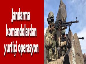 Jandarma komandolardan yurt içi operasyon