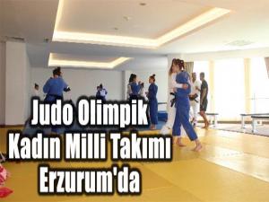 Judo Olimpik Kadın Milli Takımı hazırlıklarına Erzurum'da devam ediyor