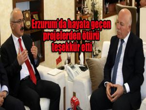 Kalkınma Bakanı Elvandan Başkan Sekmene övgü