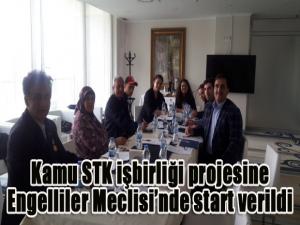 Kamu STK işbirliği projesine Engelliler Meclisinde start verildi