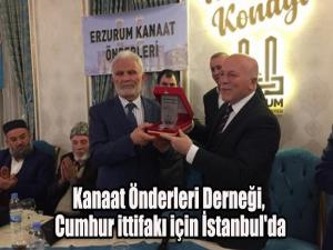 Kanaat Önderleri Derneği, Cumhur ittifakı için İstanbul'da