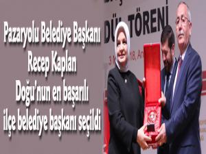 Kaplan Doğunun en başarılı ilçe belediye başkanı seçildi