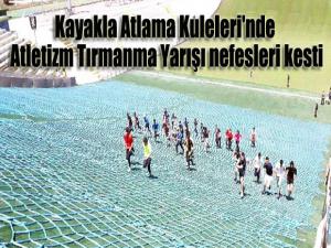 Kayakla Atlama Kuleleri'nde Atletizm Tırmanma Yarışı nefesleri kesti