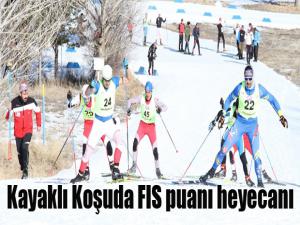 Kayaklı Koşuda FIS puanı heyecanı