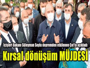 Kırsal dönüşüm MÜJDESİ