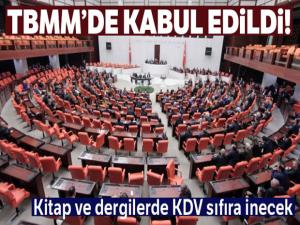 Kitaplarda KDV'yi sıfıra indiren kanun teklifi komisyonda kabul edildi