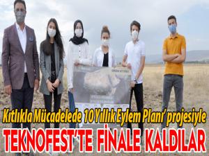 Kıtlıkla Mücadelede 10 Yıllık Eylem Planı projesiyle Teknofestte finale kaldılar