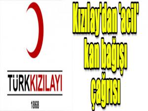 Kızılay'dan 'acil' kan bağışı çağrısı