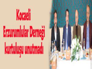 Kocaeli Erzurumlular Derneği kurtuluşu unutmadı