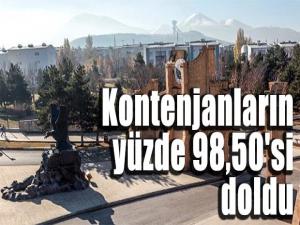 Kontenjanların yüzde 98,50'si doldu