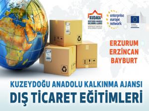 KUDAKA sertifikalı dış ticaret eğitimleri başlıyor