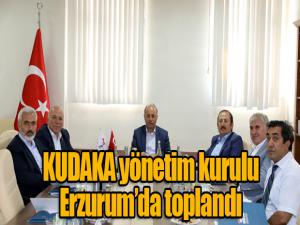 KUDAKA yönetim kurulu Erzurumda toplandı
