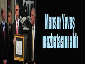 Mansur Yavaş mazbatasını aldı